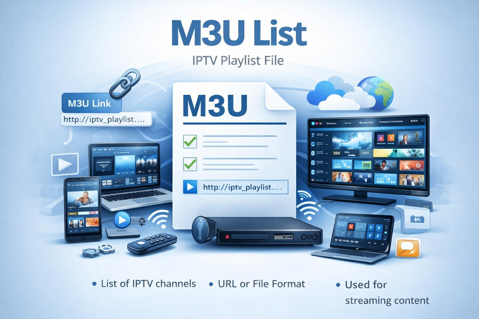 Что такое M3U-лист? Полный обзор формата и его использования в IPTV
